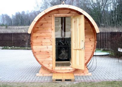Construis-toi! Forme ronde en forme de baril Sauna Construis-toi! Forme ronde en forme de baril Sauna