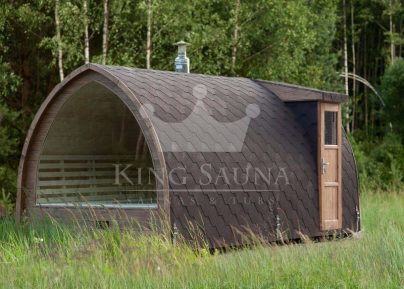 "IGLOO" Sauna en forme de tonneau pour 10 personnes "IGLOO" Sauna en forme de tonneau pour 10 personnes