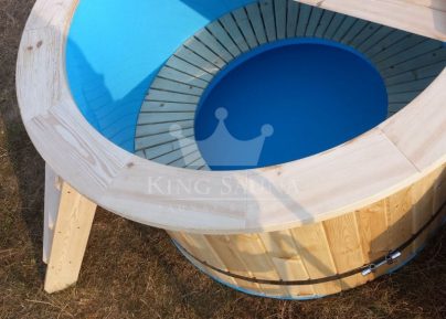 Construis-toi! Baignoire nordique "PLASTIQUE" avec finition en bois Construis-toi! Baignoire nordique "PLASTIQUE" avec finition en bois