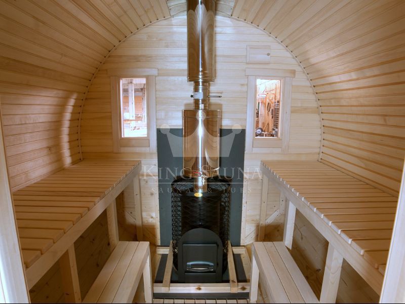 Construis-toi! Forme ronde en forme de baril Sauna Construis-toi! Forme ronde en forme de baril Sauna