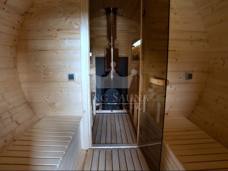 Construis-toi! Forme ronde en forme de baril Sauna Construis-toi! Forme ronde en forme de baril Sauna