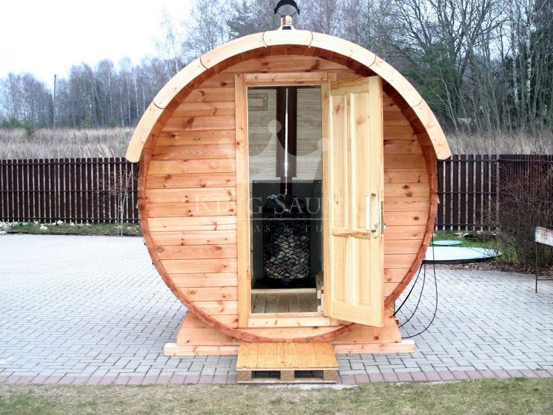 Construis-toi! Forme ronde en forme de baril Sauna Construis-toi! Forme ronde en forme de baril Sauna