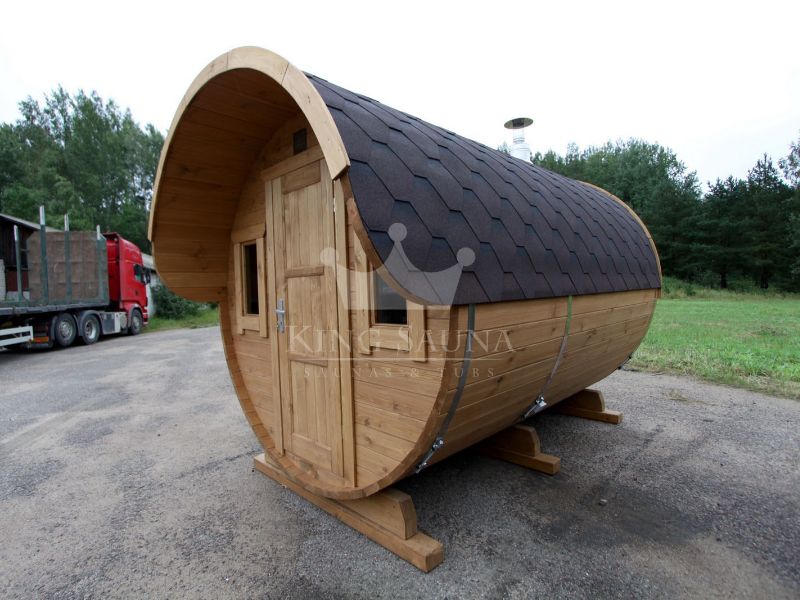 Construis-toi! Forme ronde en forme de baril Sauna Construis-toi! Forme ronde en forme de baril Sauna
