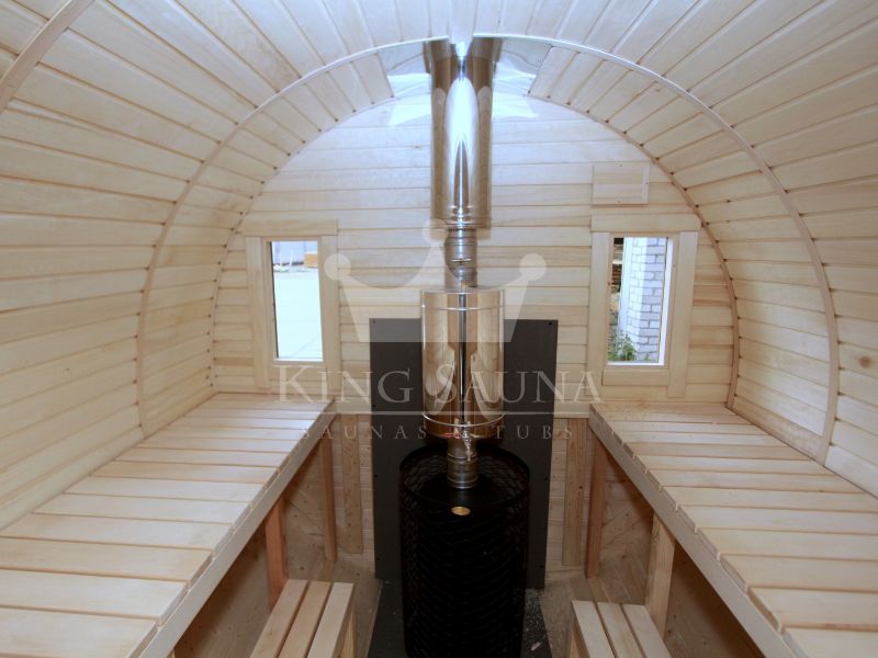 Construis-toi! Forme ronde en forme de baril Sauna Construis-toi! Forme ronde en forme de baril Sauna