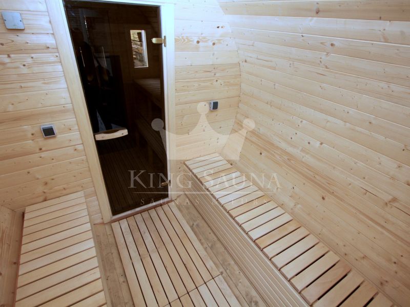 Construis-toi! Forme ronde en forme de baril Sauna Construis-toi! Forme ronde en forme de baril Sauna
