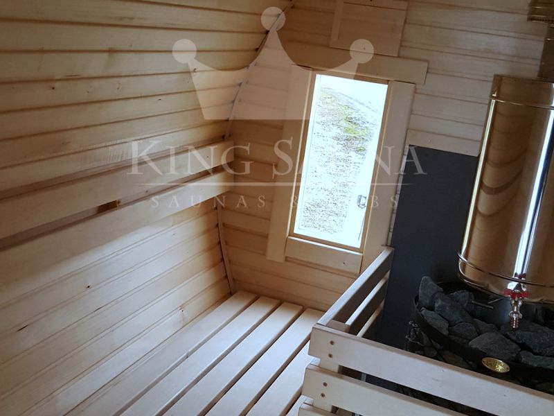 Construis-toi! Forme ronde en forme de baril Sauna Construis-toi! Forme ronde en forme de baril Sauna
