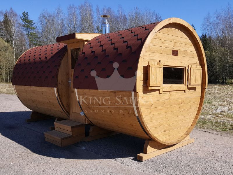 Construis-toi! Forme ronde en forme de baril Sauna Construis-toi! Forme ronde en forme de baril Sauna