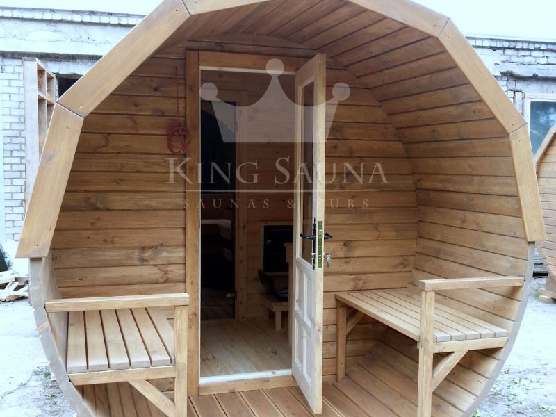 Construis-toi! Forme ronde en forme de baril Sauna Construis-toi! Forme ronde en forme de baril Sauna