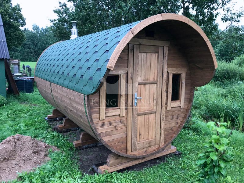 Construis-toi! Forme ronde en forme de baril Sauna Construis-toi! Forme ronde en forme de baril Sauna
