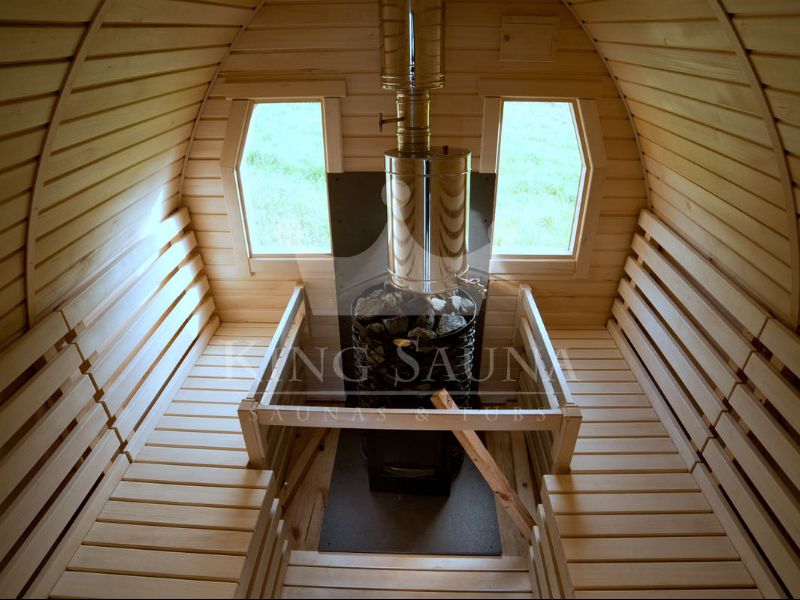 Construis-toi! "IGLOO" Forme Sauna extérieur "Baril" Construis-toi! "IGLOO" Forme Sauna extérieur "Baril"