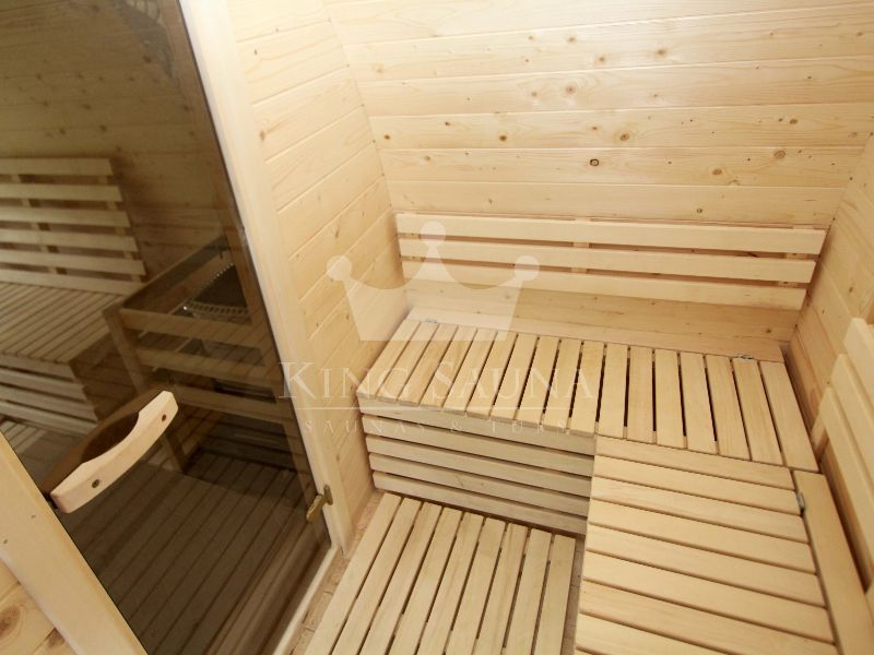 "IGLOO" Sauna en forme de tonneau pour 10 personnes "IGLOO" Sauna en forme de tonneau pour 10 personnes