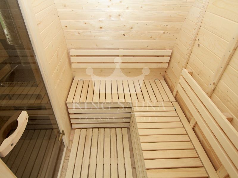 "IGLOO" Sauna en forme de tonneau pour 10 personnes "IGLOO" Sauna en forme de tonneau pour 10 personnes