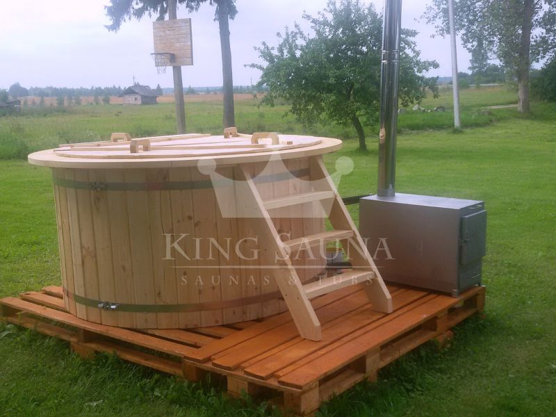 Bain nordique "EN BOIS" 2.0m avec four externe Bain nordique "EN BOIS" 2.0m avec four externe