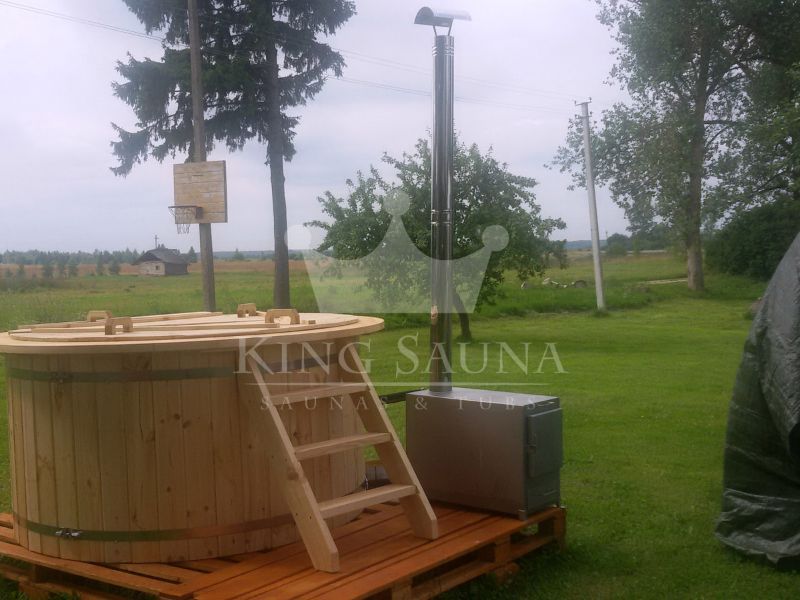 Bain nordique "EN BOIS" 2.0m avec four externe Bain nordique "EN BOIS" 2.0m avec four externe