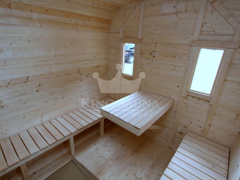 "CARRÉ" 5.24m x 2.38m Sauna "CARRÉ" 5.24m x 2.38m Sauna
