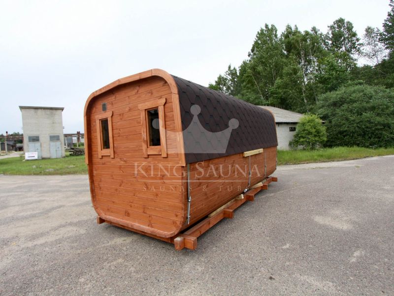 "carré" Baril Sauna pour huit personnes "carré" Baril Sauna pour huit personnes