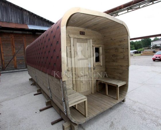 Sauna carré baril 6.0m
