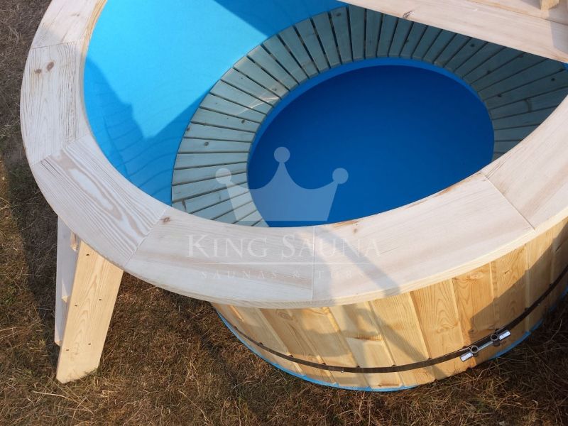 Construis-toi! Baignoire nordique "PLASTIQUE" avec finition en bois Construis-toi! Baignoire nordique "PLASTIQUE" avec finition en bois