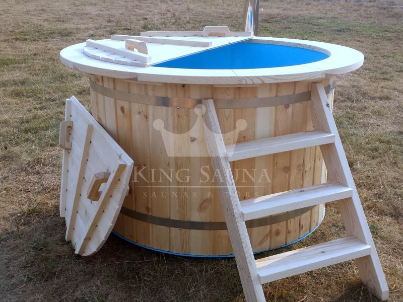 Construis-toi! Baignoire nordique "PLASTIQUE" avec finition en bois Construis-toi! Baignoire nordique "PLASTIQUE" avec finition en bois