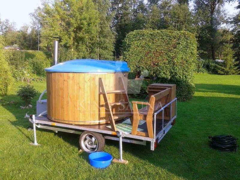"MOBILE" bain nordique avec une remorque "MOBILE" bain nordique avec une remorque