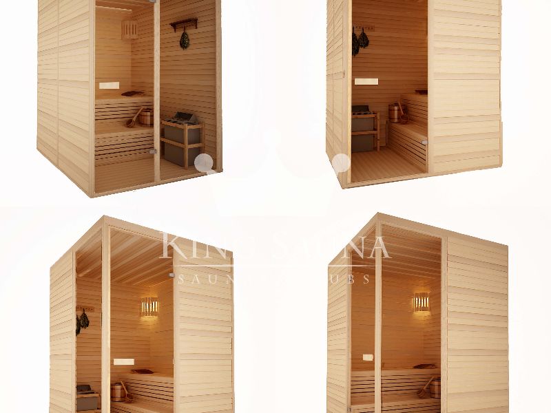 Sauna intérieur assemblable "LA NORME" 1.52m x 1.52m Sauna intérieur assemblable "LA NORME" 1.52m x 1.52m