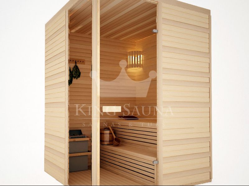 Sauna intérieur assemblable "LA NORME" 1.52m x 1.52m Sauna intérieur assemblable "LA NORME" 1.52m x 1.52m