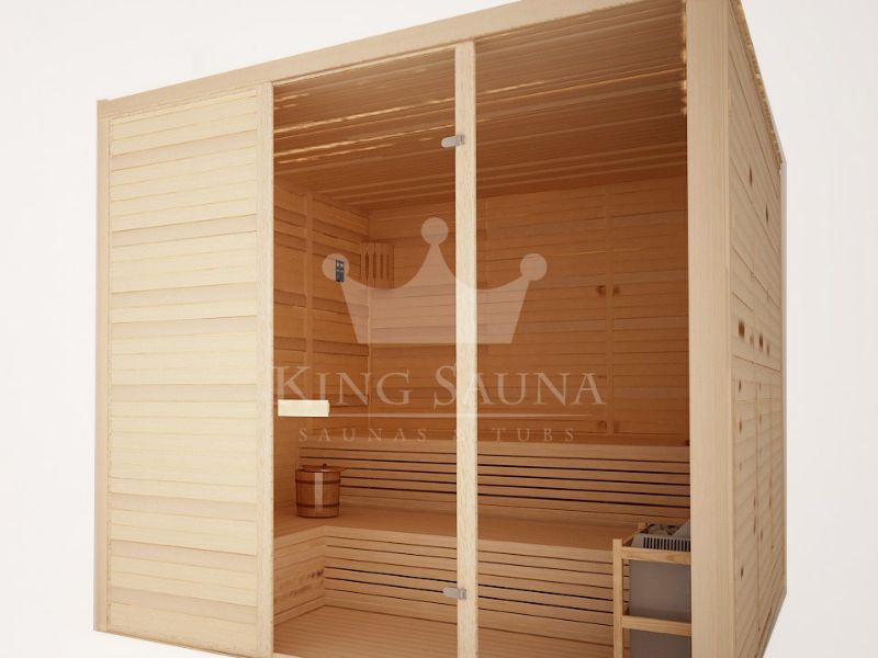 Sauna en bois "LA NORME" 2.19m x 2.19m Sauna en bois "LA NORME" 2.19m x 2.19m