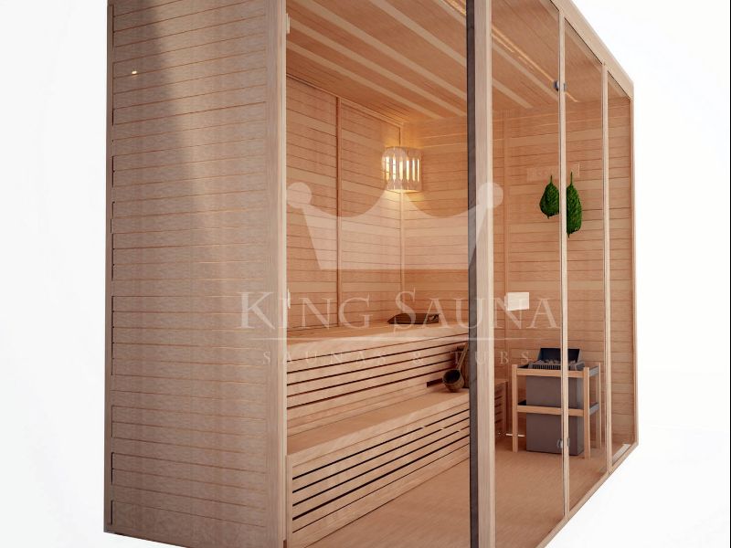 Sauna assemblable "LA NORME" 2.19m x 1.52m Sauna assemblable "LA NORME" 2.19m x 1.52m