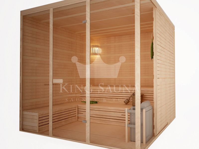 Sauna assemblable "LA NORME" 2.19m x 1.52m Sauna assemblable "LA NORME" 2.19m x 1.52m