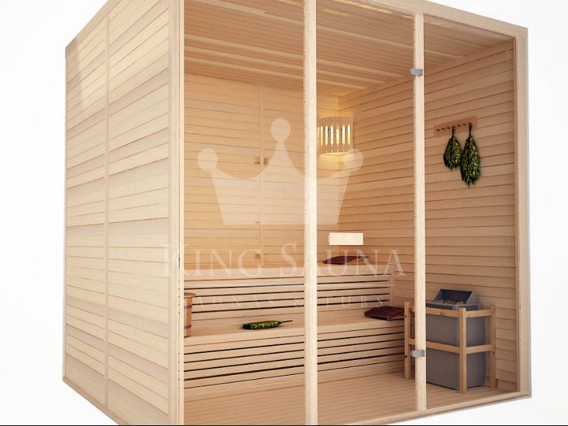 Sauna assemblable "LA NORME" 2.19m x 1.52m Sauna assemblable "LA NORME" 2.19m x 1.52m