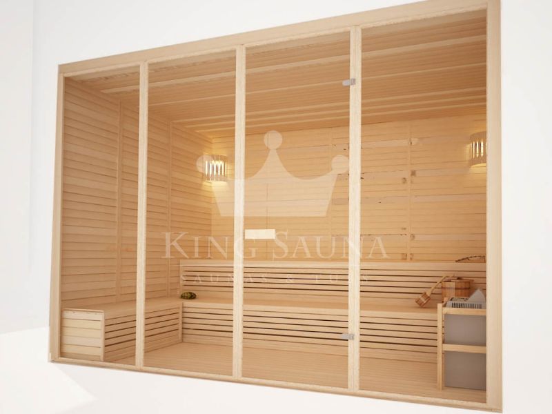 Sauna intérieur "LA NORME" pour votre maison 2.19m x 2.87m Sauna intérieur "LA NORME" pour votre maison 2.19m x 2.87m